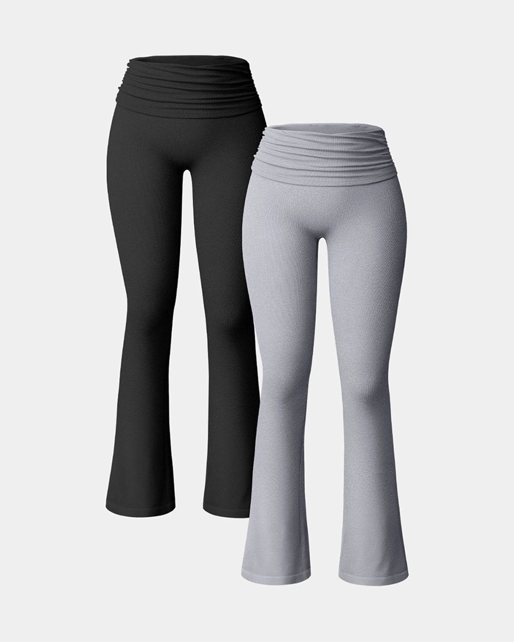 Wide Leg Wonder Duo: Low Rise & Effortless Style.